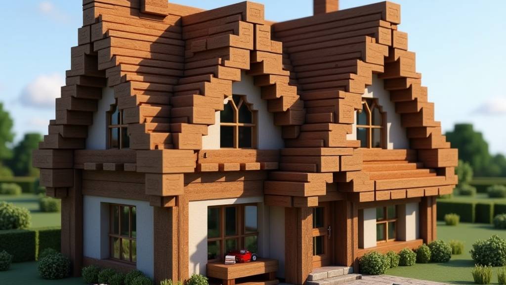 🔨 Финальный штрих — завершаем крышу! 🏠☁️