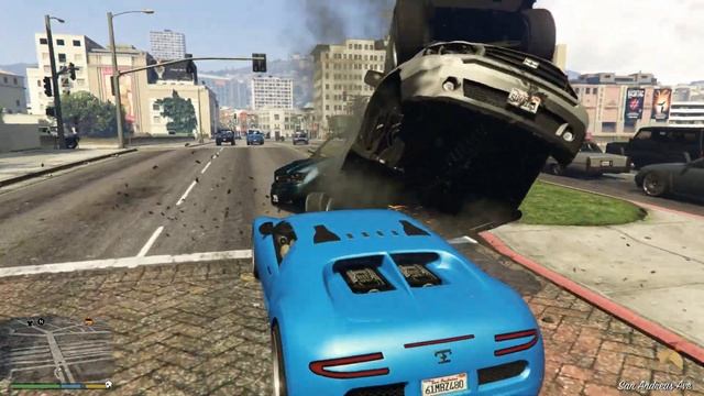 GTA 5 100 Tons Super Car Rampage #27 HD Grand Theft Auto 5