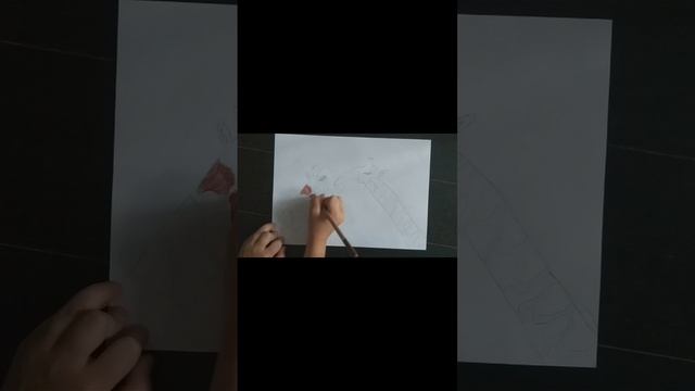 как нарисовать жирафов