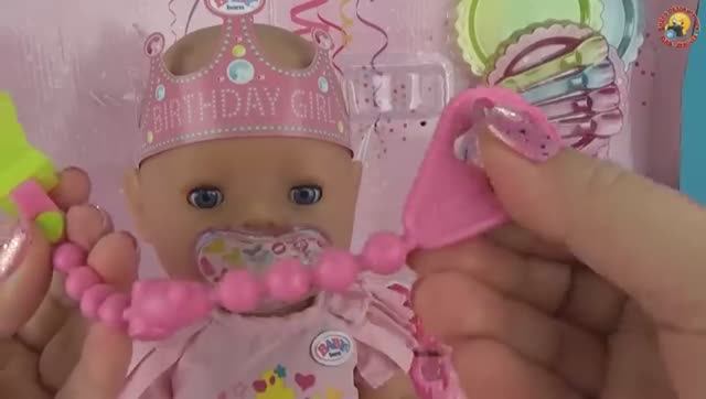 БЕБИ БОН - ВЕСЕЛЫЙ ДЕНЬ РОЖДЕНИЯ! Играем как МАМА Распаковка и обзор малышки BABY BORN