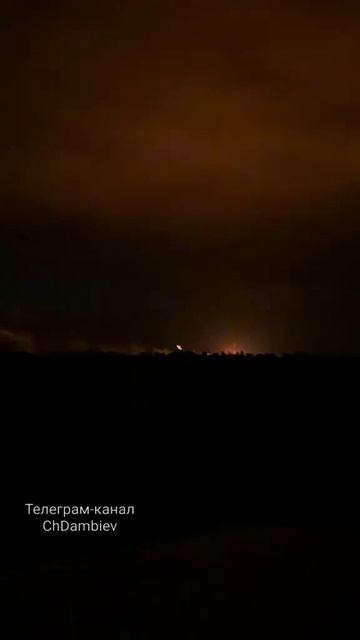 видео вчерашнего комбинированного ракетно-дронового удара ВС РФ по инфраструктуре противника