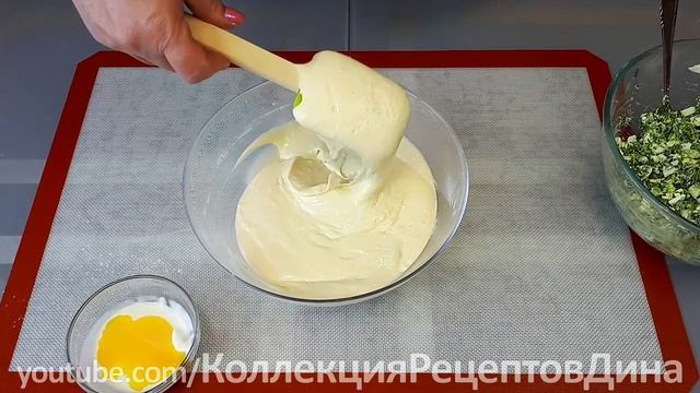 Заливной пирог с зеленым луком и яйцом, рецепт теста!)