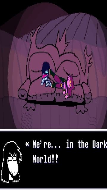 Проснулись не совсем там, где надо... #letsplay #undertale #deltarune