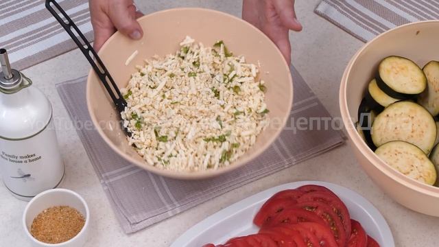 Идеальное Трио - Баклажаны🍆 помидоры 🍅 и сыр🧀 - Сочная сырно-овощная запеканка в духовке!