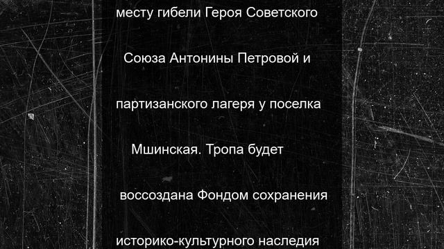 В Лужском районе волонтеры воссоздадут тропу памяти Партизанской славы