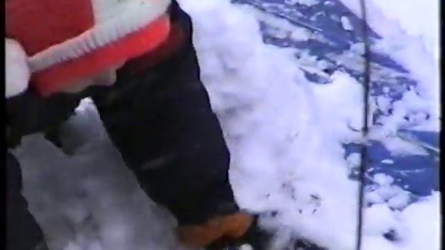 Как мы лепили снеговичка...
