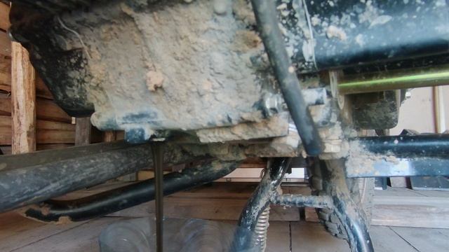 Замена масла на мопеде АЛЬФА.