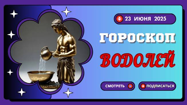 ♒ ГОРОСКОП НА СЕГОДНЯ 23 ИЮНЯ 2025 ДЛЯ ВОДОЛЕЯ: НЕОЖИДАННЫЕ ИДЕИ!