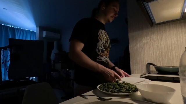 Стручковая фасоль, рыба, оливки - #4