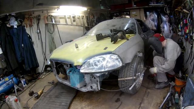 Цельнолистовые расширители арок HONDA CRX DEL SOL. Часть 1. Каркас.
