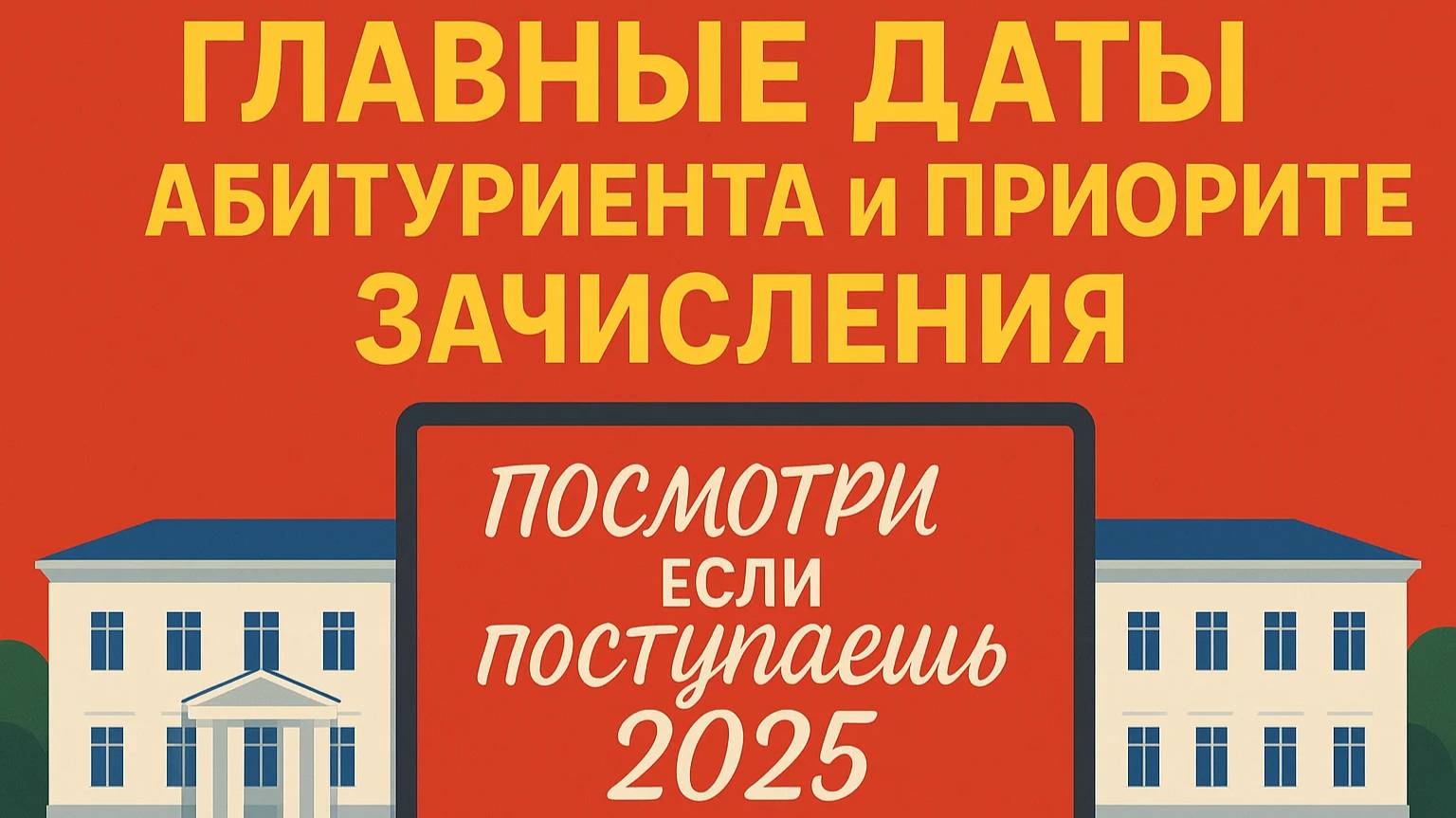 ГЛАВНЫЕ ДАТЫ АБИТУРИЕНТА И ПРИОРИТЕТ ЗАЧИСЛЕНИЯ