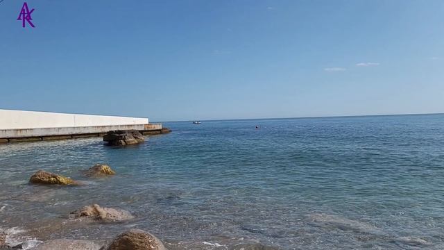 Крым. ЮБК. Гаспра. Сходили с Лилей на море. Вода 15° и нагреваться не собирается. 22.06.25 #юбк