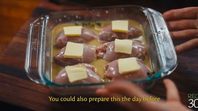 Honey Mustard Chicken Thighs - Melt in your Mouth