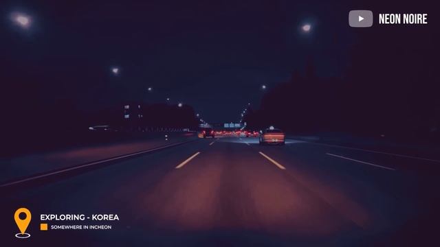 Seoul & Incheon Night Drive  Japanese Neo-Soul & Jazzy Lo-fi  Relax  Study  Sleep