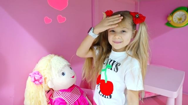 Рома и Диана - Диана и Рома Волшебный цветной игровой домик  Челлендж