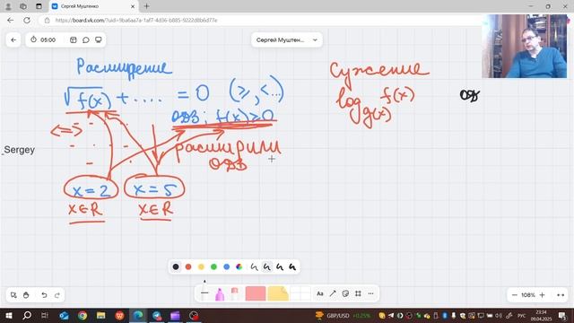 ... и ещё раз про ОДЗ. Расширяется или сужается?