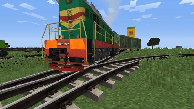 Я Построил железную дорогу в Минекрафт железная дорога, minecraft-119