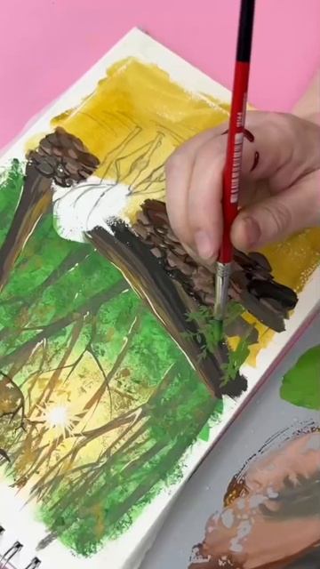 🌸 Новый урок в творческом клубе Dari Art - рисуем очаровательного оленёнка гуашью! 
#клуб_dariart