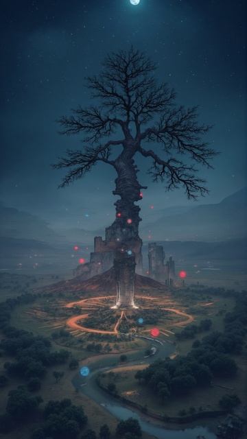 KoChuAto-Bonsai-Ночь