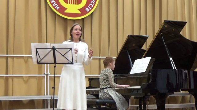 Н. А. Римский-Корсаков. сл. А. Кольцова. 
,, Пленившись розой соловей. "
Трушина Софья 12 лет