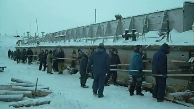 Подьём судна (декабрь 2007).AVI