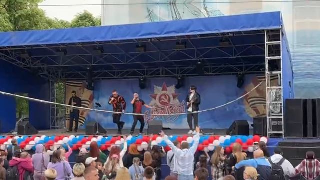 Последний Самурай - Гимн выпускников ( сниппет ) + кадры с выступления на день города