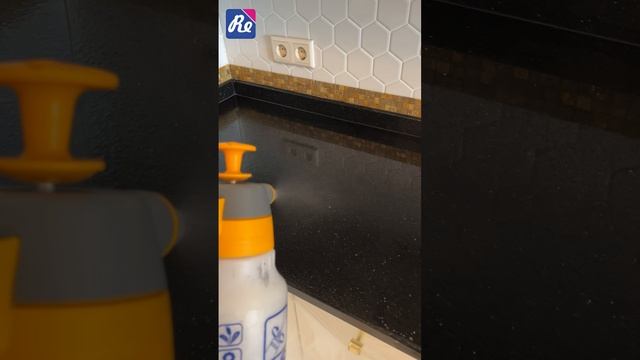 Защита столешницы из гранита пленкой