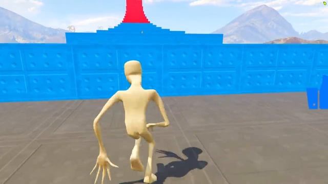 FlazinКАК ДАЛЕКО СМОГУТ ВСЕ МОНСТРЫ SCP ЗАБРАТЬСЯ ПО СТУПЕНЬКАМ ЛЕСТНИЦЫ ! - ЭКСПЕРИМЕНТЫ В ГТА 5 ОН