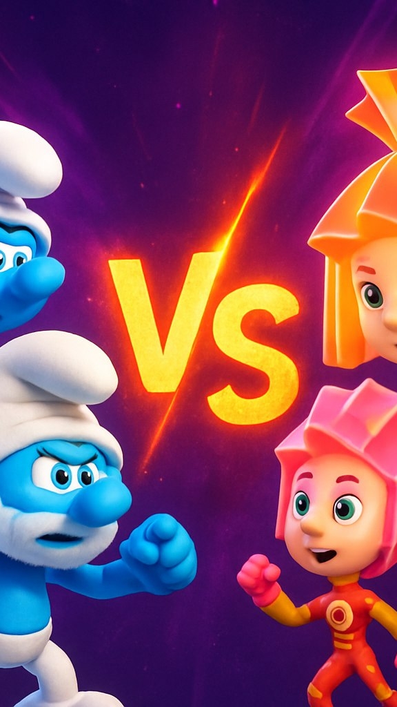 Смурфики VS. Фиксики
