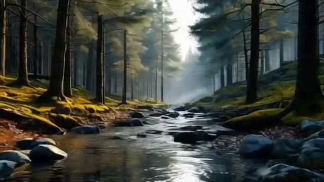 Инструментальная музыка – Лёгкий бриз колышет волны на озере
