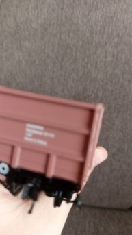 моя новая модель полувагон наши поезда