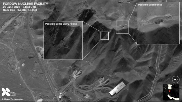 Иран в ответ на удар США атаковал баллистическими ракетами Израиль