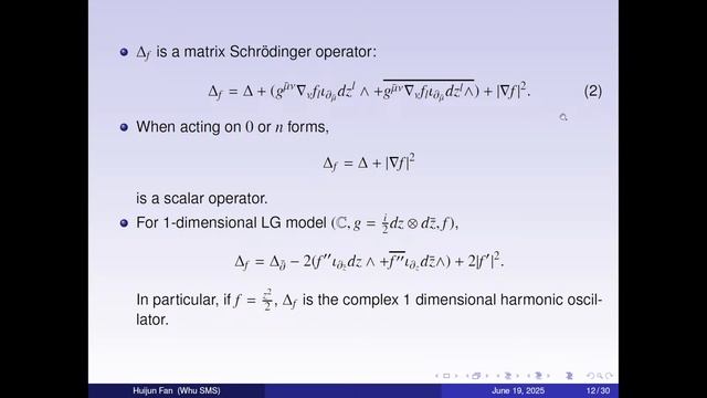 International Conference. H. Fan – "Landau-Ginzburg model, tt* geometry and integrable system"
