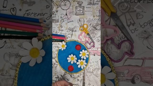 Ромашки из ЯИЧНЫХ ЛОТКОВ своими  руками.