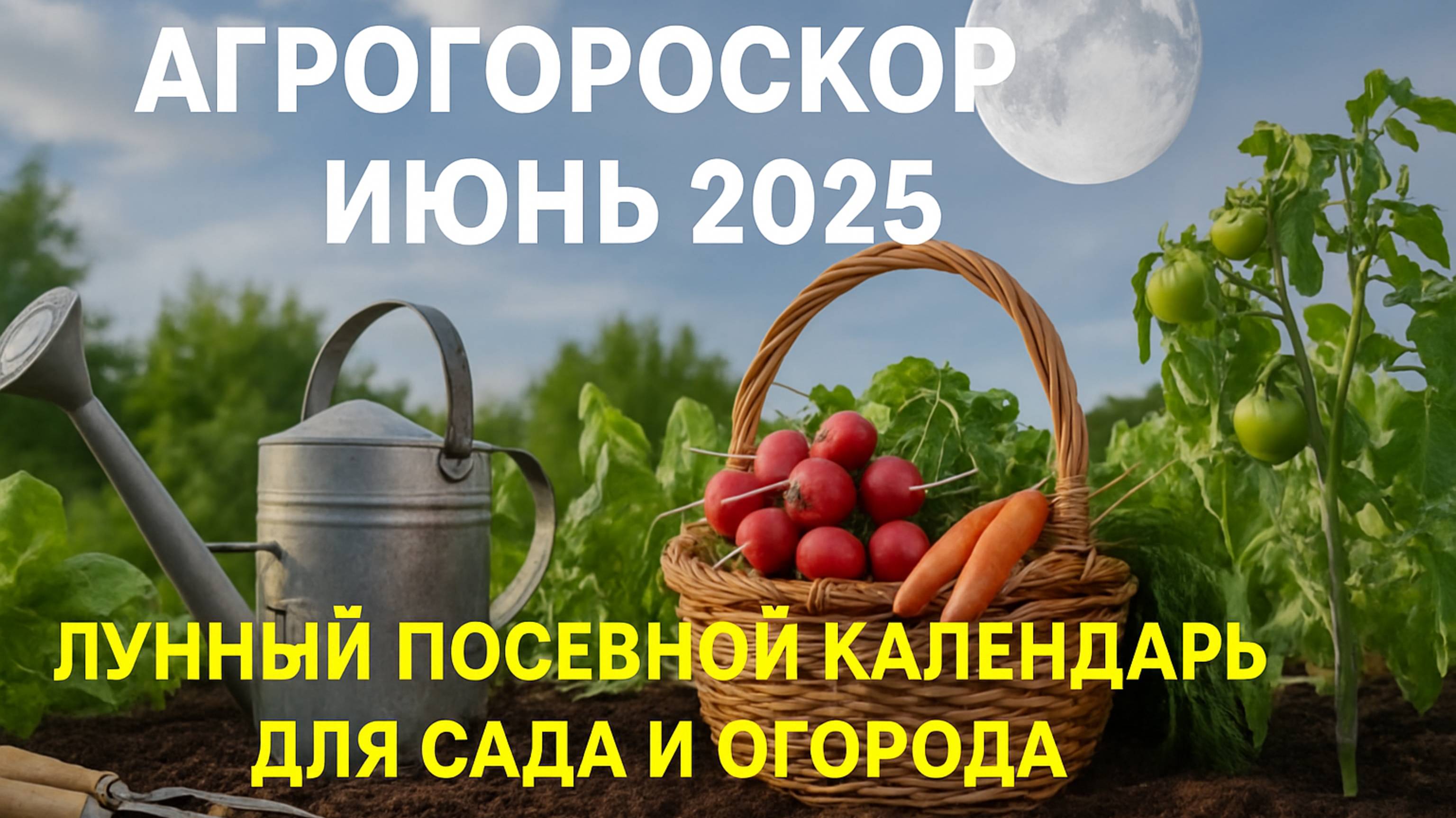 Агрогороскоп Июнь 2025 Лунный посевной календарь для сада и огорода