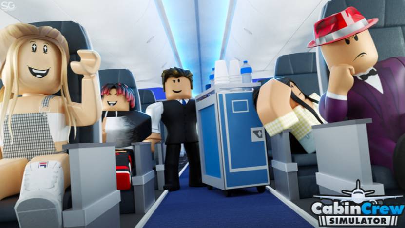 Cabin Crew Simulator на Roblox - Нью Йорк (Erj-145)