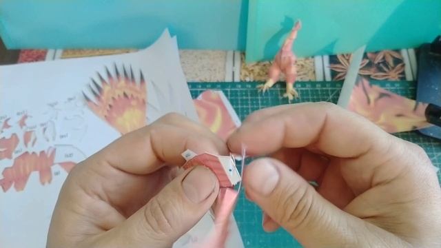 Птица Феникс 🐦🔥 из бумаги своими руками.