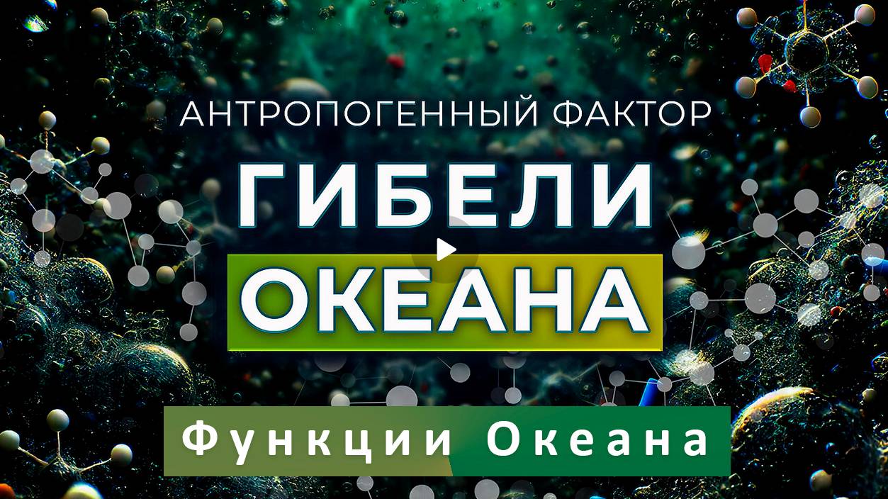 Антропогенный Фактор Гибели Океана - Функции Океана