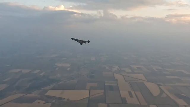 Встреча украинского Ми-24 и российской "Герани-2" !!!