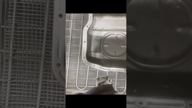 Песочка колотой дробью и порошковая покраска.