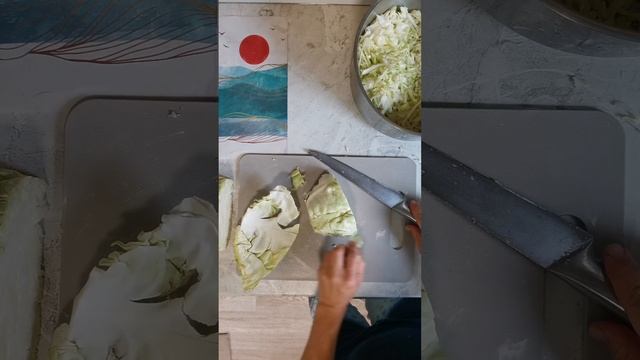 Разделка капусты. Шинковка