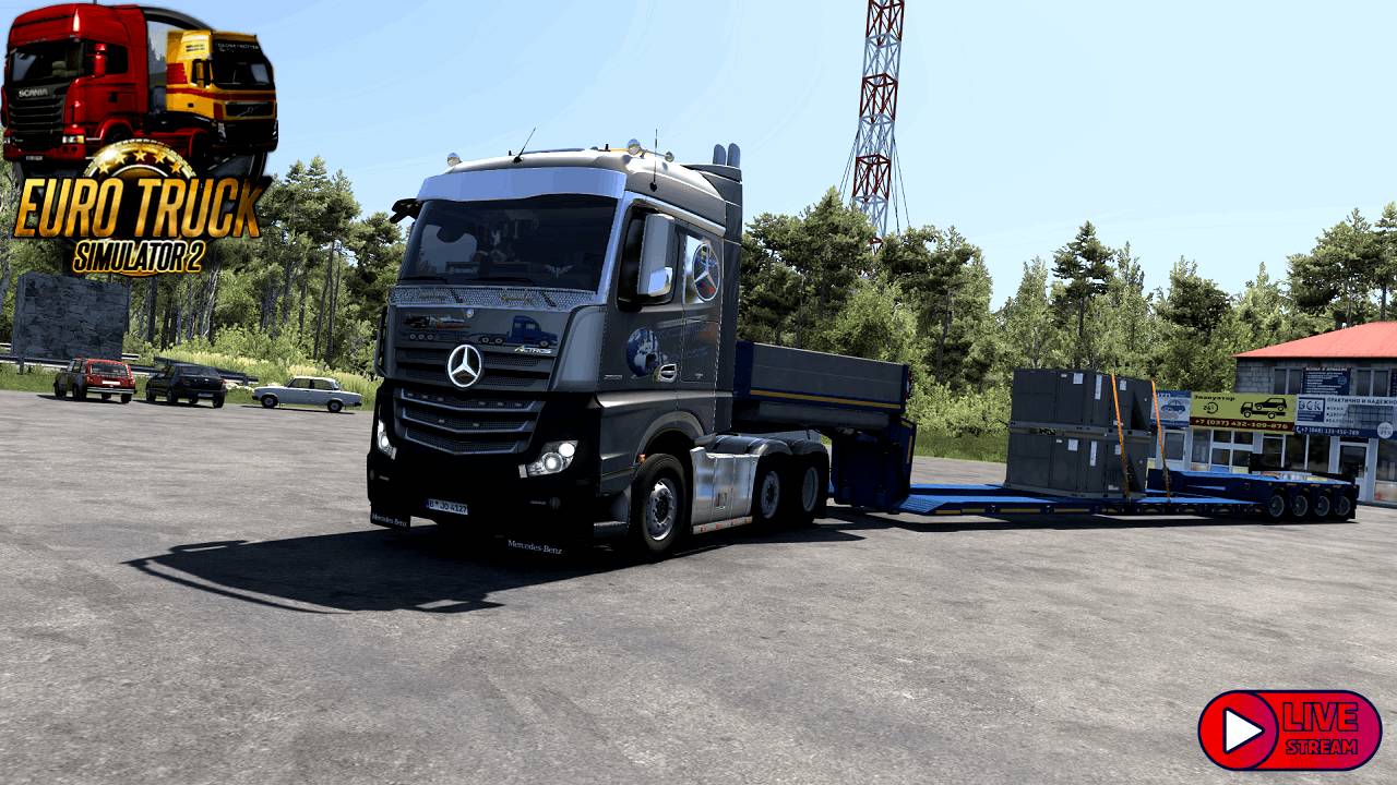 ✅ Euro Truck Simulator 2 (1.54) Казахстан встречай, большая  мега сборка !!!