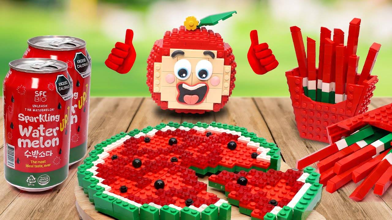 ЕДА ИЗ КОНСТРУКТОРА ЛЕГО. МУЛЬТИК ДЛЯ ДЕТЕЙ