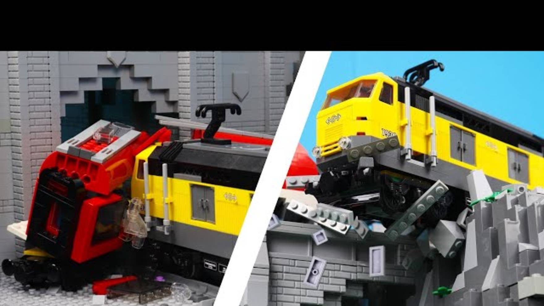 ЛУЧШИЕ КРУШЕНИЯ ПОЕЗДОВ ЛЕГО АНИМАЦИЯ МУЛЬТИК LEGO TRAIN CRUSHED COMPILATION