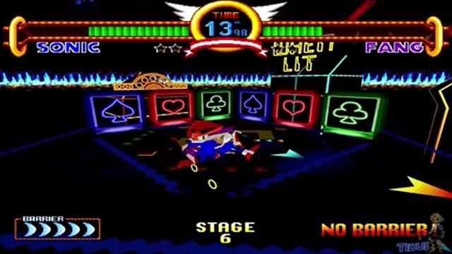 sonic the fighters полное прохождение