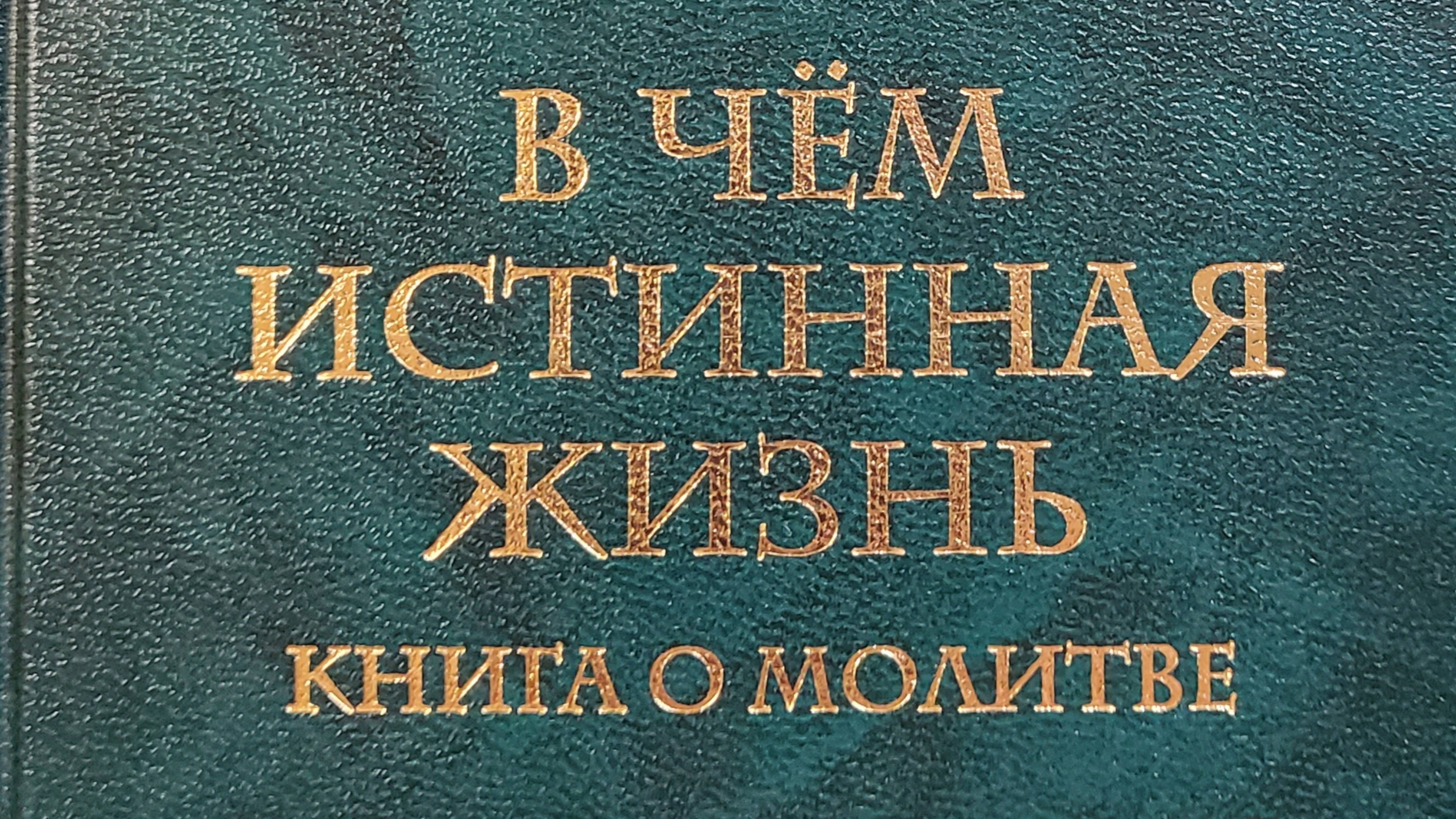 Автор: Архимандрит Рафаил Карелин
Книга: "В чём Истинная жизнь. Книга о молитве."
