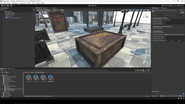 Динамическая система паркура Unity 3d Часть 27 (Добавление прыжка) в Unity