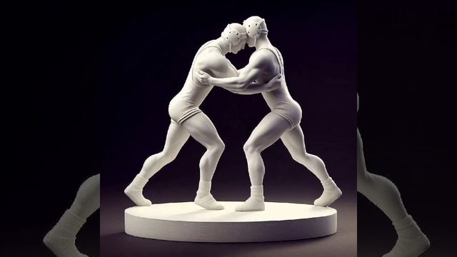 #Эскизы#МалаяПластика #Борцы          #Sketches#Small Plastics #Wrestlers