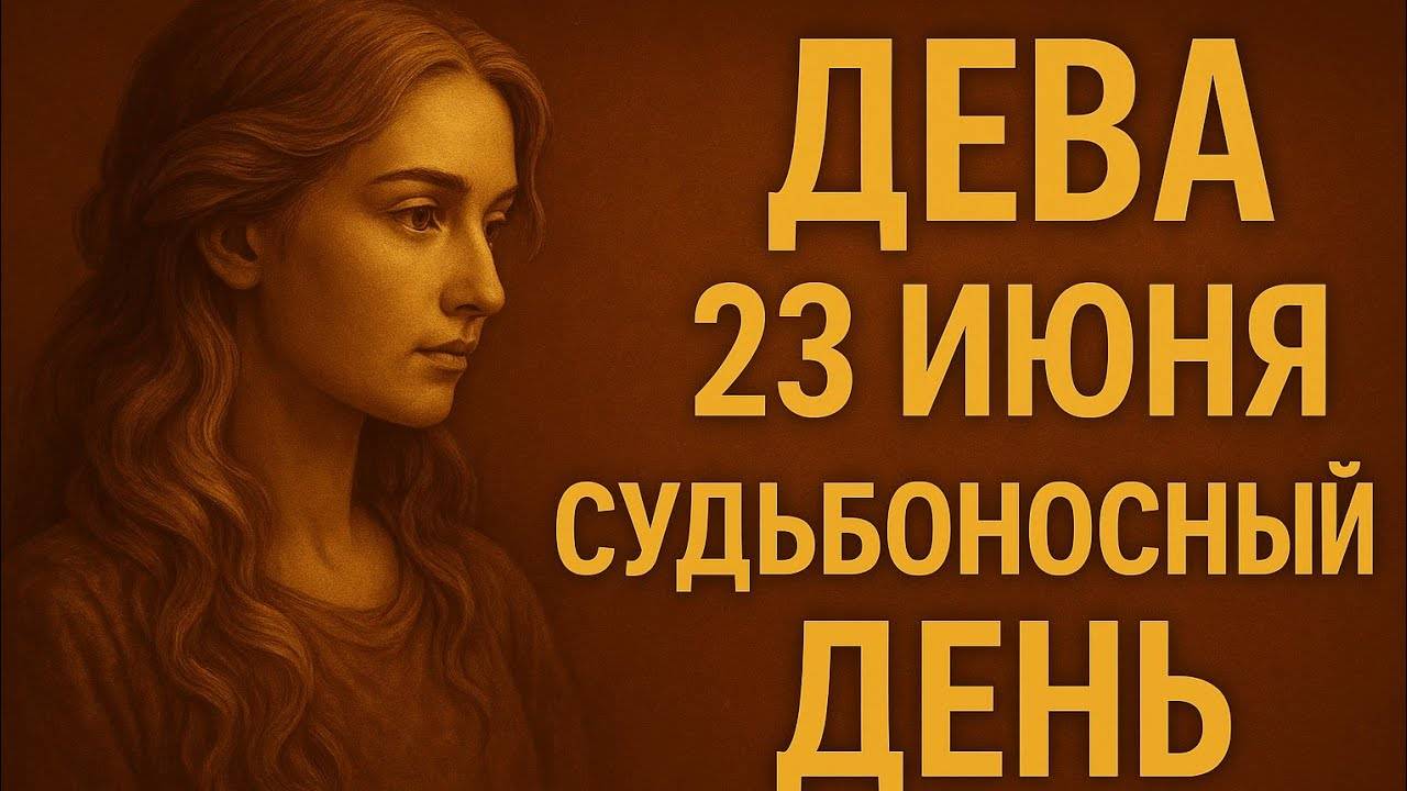 Дева. 23 июня. День, после которого ты уже не будешь прежней. Гороскоп, который точно про тебя