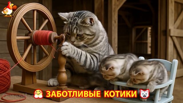 Заботливые котики спешат на помощь (98)